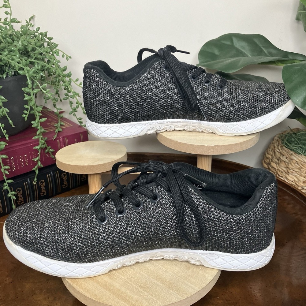 NoBull Shoes Black Super Fabric Training Sneaker Womens 9.5 Men's 8 - Picture 2 of 10